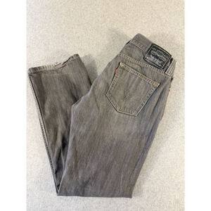 Levi’s 514 Jeans Mens 34x30 Gray Slim Straight Cotton Denim Pants